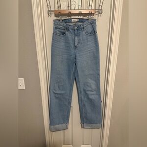 Abercrombie & Fitch Light Blue Ankle Jeans